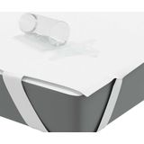 vidaXL - Matrasbeschermer - Waterdicht - Wit - Polyester