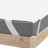 vidaXL - Matrasbeschermer - Waterdicht - Wit - Polyester