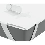 vidaXL - Matrasbeschermer - Waterdicht - Wit - Polyester