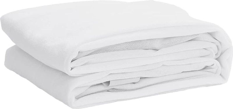 vidaXL - Matrasbeschermer - Waterdicht - Wit - Polyester