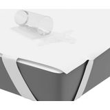 vidaXL - Matrasbeschermer - Waterdicht - Wit - Polyester