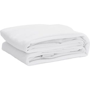 vidaXL - Matrasbeschermer - Waterdicht - Wit - 140x220 cm