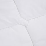 vidaXL - Matrasbeschermer - Wit - Microvezel - Ademend