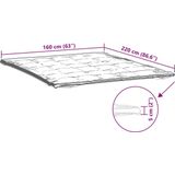 Matrasbeschermer - Wit - Microvezel - Ademend