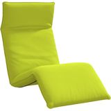 vidaXL - Ligstoel - inklapbaar - 175x54x8,5 - cm - oxford - stof - heldergroen