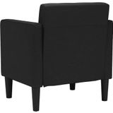 Sessel mit Armlehnen Schwarz 53 cm Stoff Vidaxl