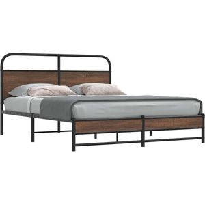 Bed 140x200 met opklapbare lattenbodem URSA 13A craft eiken goud zwart - winkel Bed 140x200 met opklapbare lattenbodem URSA 13A craft eiken goud zwart - winkel