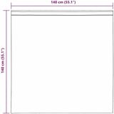 vidaXL Voile Vorhänge mit Schlaufen 2 Stk. Hellrosa 140x140 cm