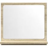 vidaXL - Badkamerspiegelkast - 40x11x37 - cm - bewerkt - hout - sonoma - eikenkleur