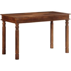 vidaXL Eettafel 120x60x77 cm massief acaciahout