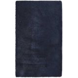 vidaXL Teppich Shaggy Hochflor NAVARRA Marineblau 80x150 cm Polyester
