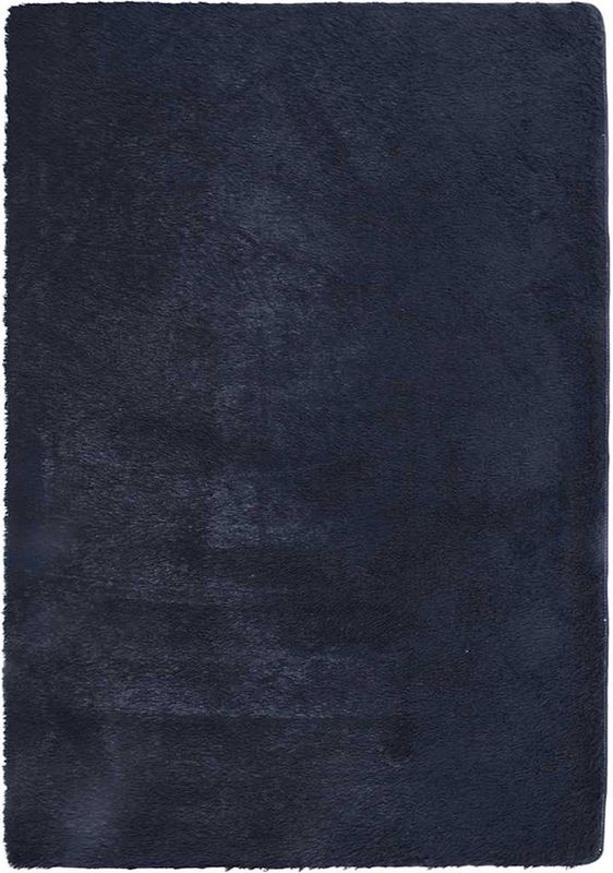 Teppich Shaggy Hochflor navarra Marineblau 160x230 cm Polyester Vidaxl