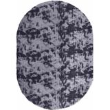 vidaXL - NAVARRA - Vloerkleed - Donkergrijs - Polyester - 300x200 cm