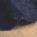 Teppich Shaggy Hochflor NAVARRA Marineblau 300x200 cm Polyester vidaXL