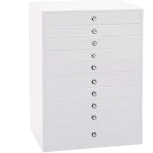 Sieradendoos - 10-Lagen - Fluwelen Voering - Ruime Opbergruimte