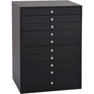 Sieradendoos - 10-Lagen - Fluweel - Ruime Opbergruimte