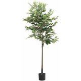 vidaXL - Kunstficus Boom - Groen - 170 cm - 756 Bladeren