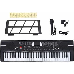 Vidaxl 61 toetsen piano elektrisch keyboard met muziekstandaard