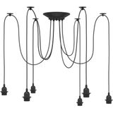 Vintage Hanglamp - Metaal - E27 Fitting - Instelbare Ophanghoogte