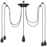 Vintage Hanglamp - Metaal - E27 Fitting - Instelbare Ophanghoogte