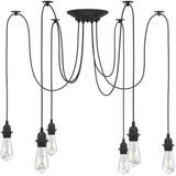 Vintage Hanglamp - Metaal - E27 Fitting - Instelbare Ophanghoogte