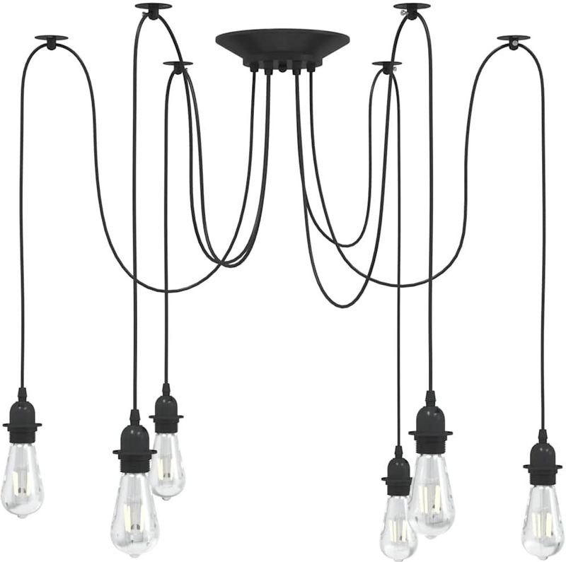 Vintage Hanglamp - Metaal - E27 Fitting - Instelbare Ophanghoogte