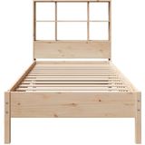 Vidaxl - Massivholzbett mit Regal ohne Matratze 100x200 cm Kiefer