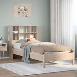 Vidaxl - Massivholzbett mit Regal ohne Matratze 100x200 cm Kiefer