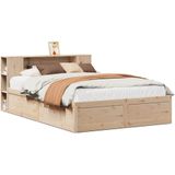 vidaXL Bedframe - Massief Grenenhout - 140x200 cm - Zonder Matras