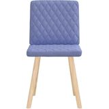 Esszimmerstühle 2 Stk. Jeansblau Stoff Vidaxl