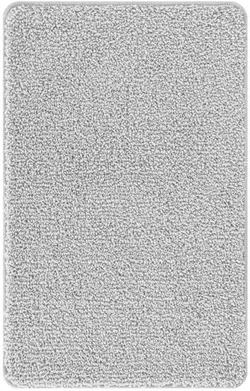 Badmat - Grijs - Fluffy - Antislip - Machinewasbaar