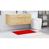 vidaXL Badmat - Rood - Polypropeen - Antislip