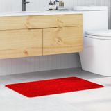 vidaXL Badmat - Rood - Polypropeen - Antislip