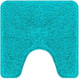 vidaXL 3-delige Badmattenset - Turquoise - Polypropeen - Anti-slip