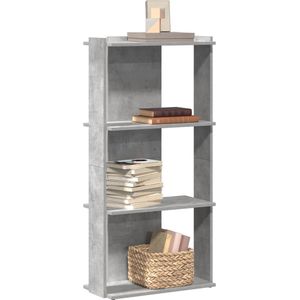 Boekenkast - 3 Niveaus - Massief Teakhout - Robuust en Stabiel