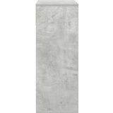 vidaXL - Boekenkastx31x80 - cm - bewerkt - hout - betongrijs