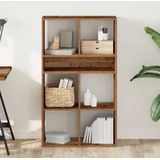 vidaXL - Boekenkastx31x112 - cm - bewerkt - hout - oud - houtkleurig