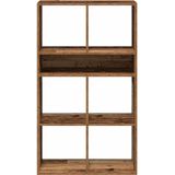 vidaXL - Boekenkastx31x112 - cm - bewerkt - hout - oud - houtkleurig