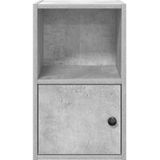 vidaXL Boekenkast 31x24x52 cm bewerkt hout betongrijs