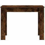 vidaXL Bureau - Hout - Eikenkleurig - 100x45x75 cm