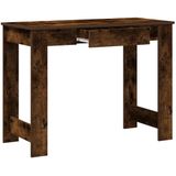 vidaXL Bureau - Hout - Eikenkleurig - 100x45x75 cm