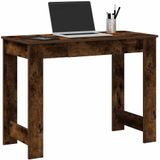 vidaXL Bureau - Hout - Eikenkleurig - 100x45x75 cm