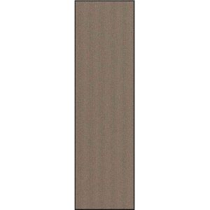 vidaXL Deurmat 115x400 cm bruin
