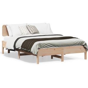 vidaXL Massivholzbett ohne Matratze 120x190 cm Kiefernholz