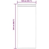 vidaXL Gordijnen - Verduisterend - Donkerblauw - Fluweel - 2 Stuks