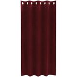 Gordijnen - Bordeauxrood - Oogjesstijl - Kamerdonkering