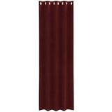 Gordijnen - Bordeauxrood - Polyester - Oogjesontwerp