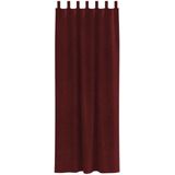 vidaXL Gordijnen - Verduisterend - Wijnrood - Fluweel - 2 Stuks
