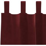vidaXL Gordijnen - Verduisterend - Wijnrood - Fluweel - 2 Stuks
