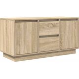 vidaXL - Tv-meubel - met - LED-verlichting - 100x41x50 - cm - sonoma - eikenkleurig